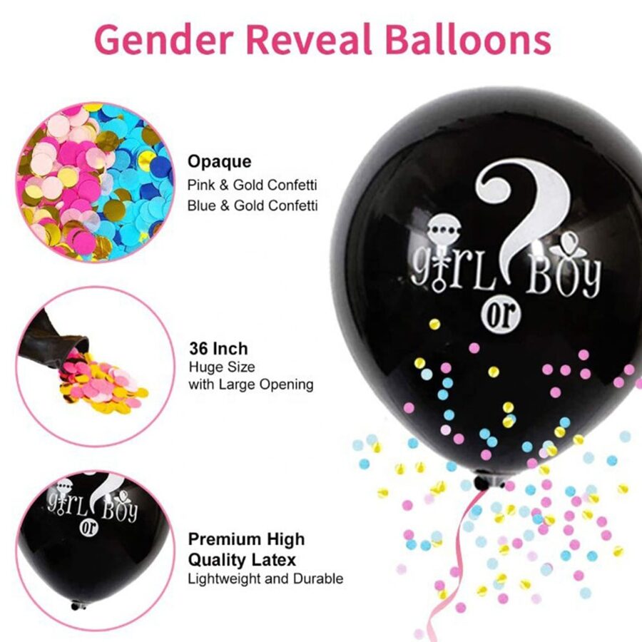 ''Boy or Girl'' balonu komplekts HP-03565
