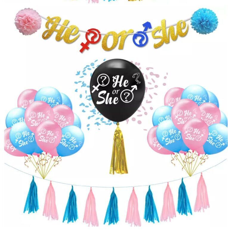 ''Boy or Girl'' balonu komplekts nr.4